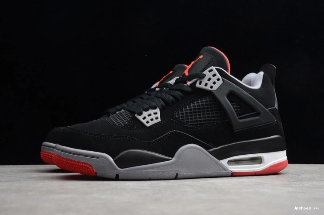   4 Black Retro Cement Jordan 308497-089 0730